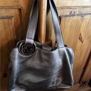 Michael Kors Metallic gray/silver Shoulder Bag